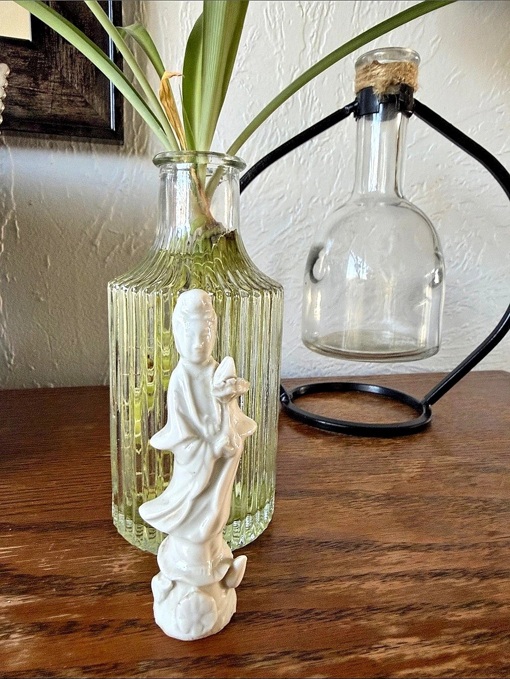 Antique W.C.W. Dehua Guanyin figurine